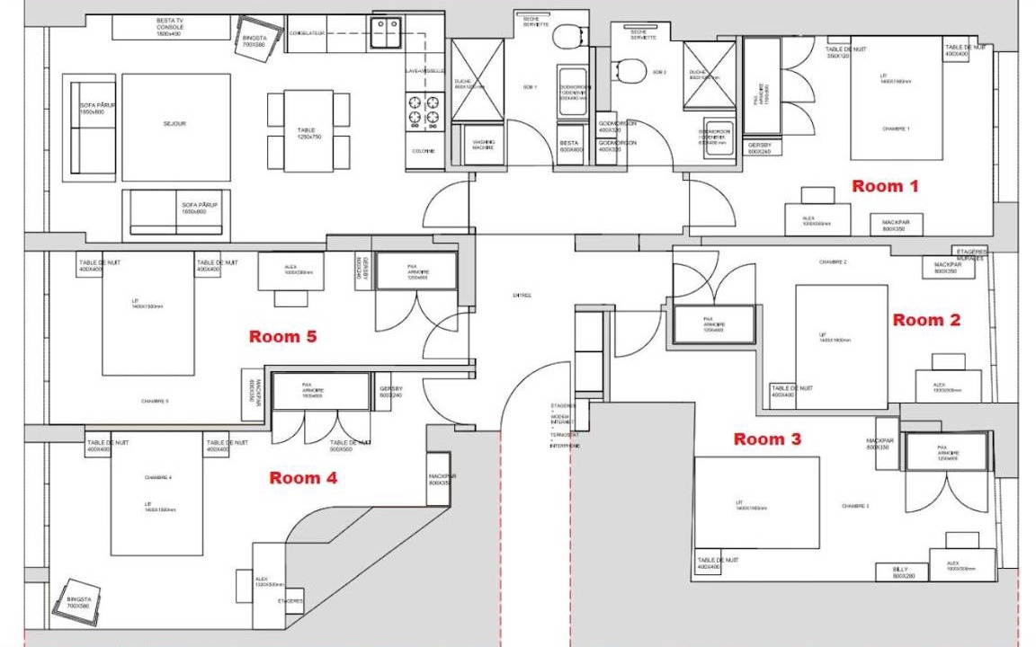 Les Baumettes Resort | 110 m² Private room ∙ 1 bedroom ∙ 1 guest