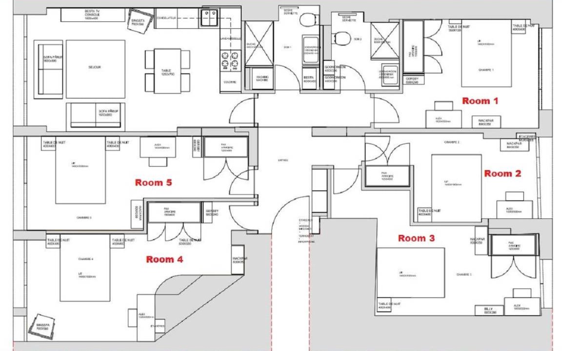 Les Baumettes Resort | 110 m² Private room ∙ 1 bedroom ∙ 1 guest