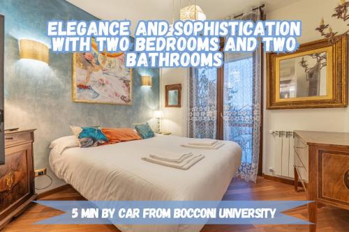 Vigentino Apartment | 5' from Bocconi University with 2 Bedr and 2 Bathr