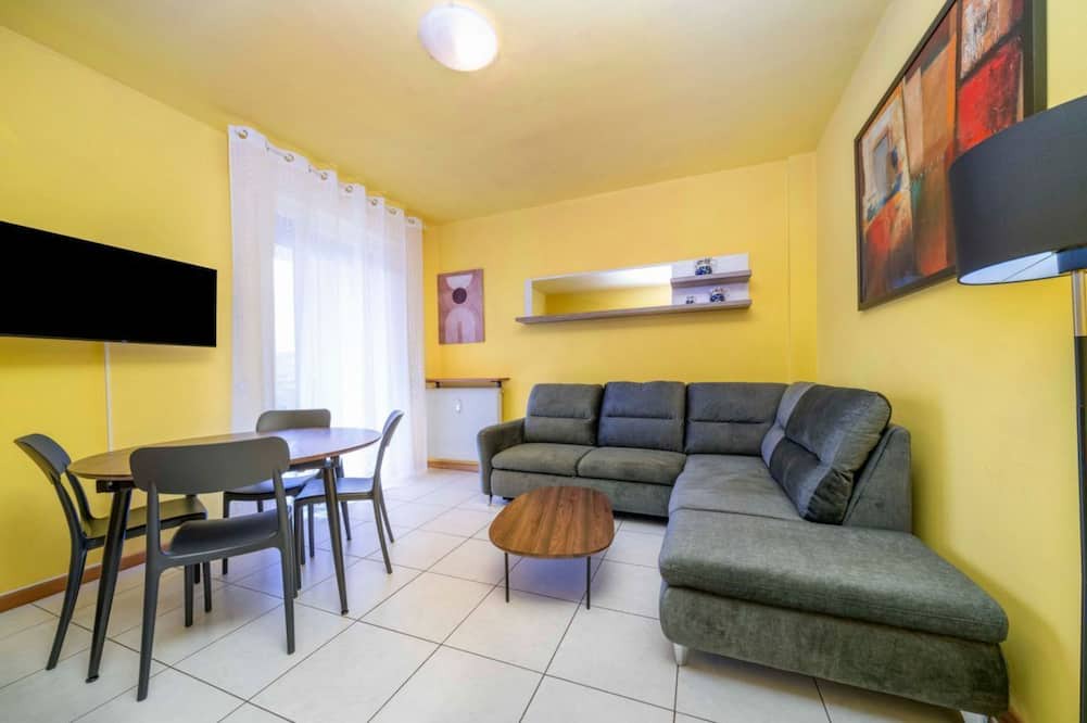 Colugna Apartment | A comfortable and welcoming 60 square meters apartment, perfect for four people, located on the fourth floor of a period building without an elevator.The property is located in a quiet area, allowing our guests to easily and quickly reach the center of U