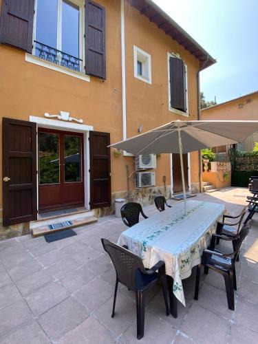Fabron House | Appartement 2 pièces avec terrasse et parking, WIFI, climatisation