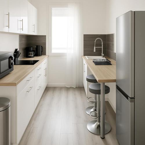 La Madeleine Apartment | Beau T3 tout équipé avec grand écran et Wi-Fi performant