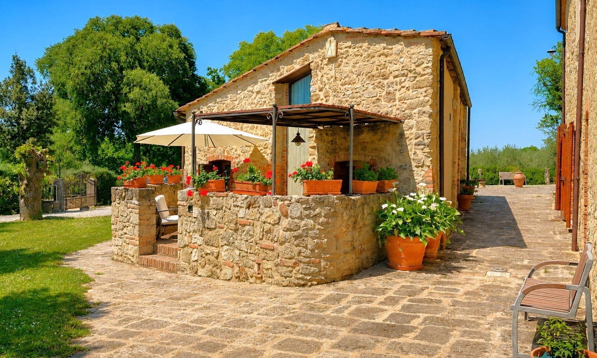 Asciano Villa | Beautiful private villa for 4 people with WIFI, A/C, pool, TV and terrace