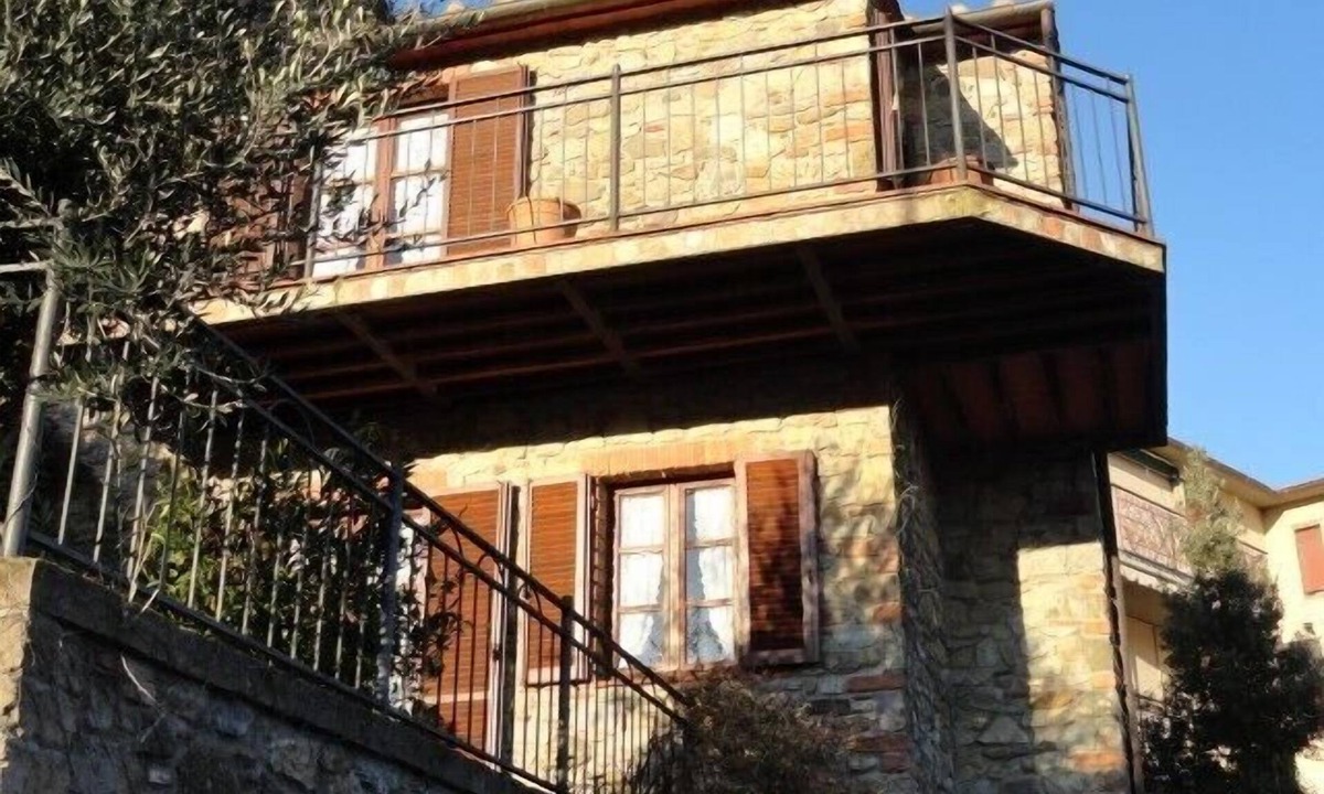 Caldana House | Beautiful stone house in Tuscany with terrace and balcony.