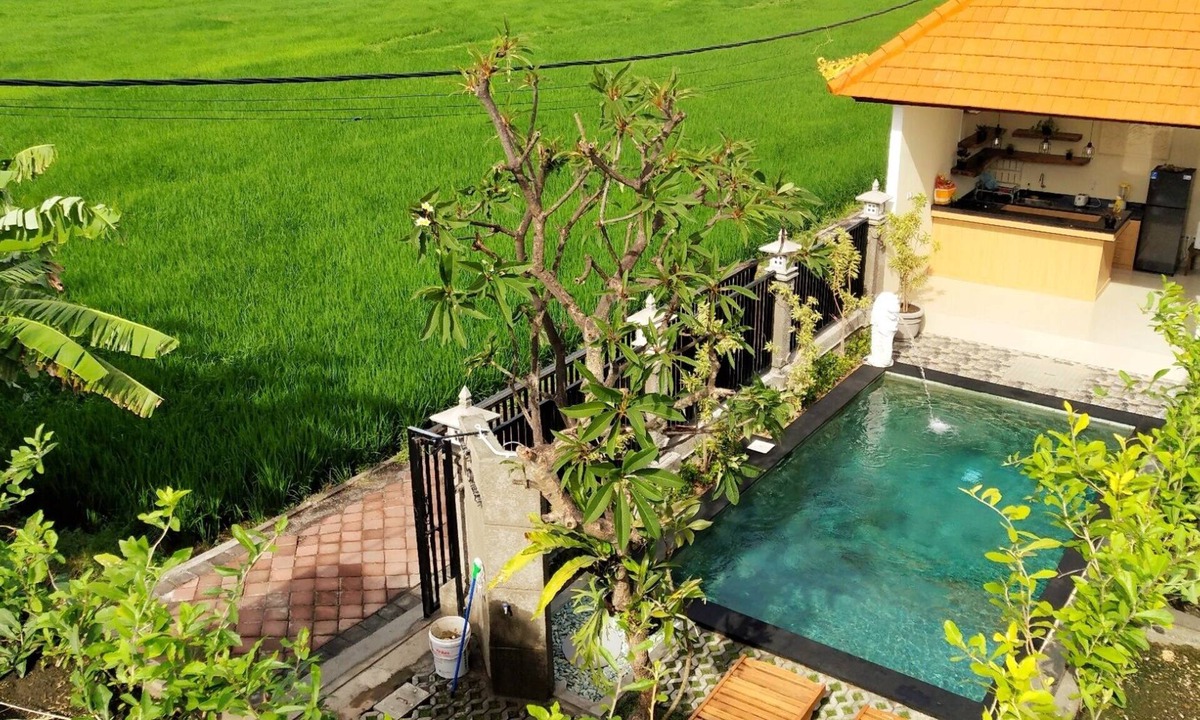 Cemagi House | Comfortable Guesthouse with Outdoor Pool and Ricefield view