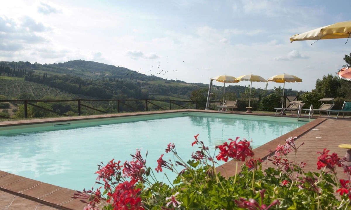San Gimignano Apartment | Cosy apartment for 4 guests with A/C, WIFI, pool, pets allowed and panoramic view
