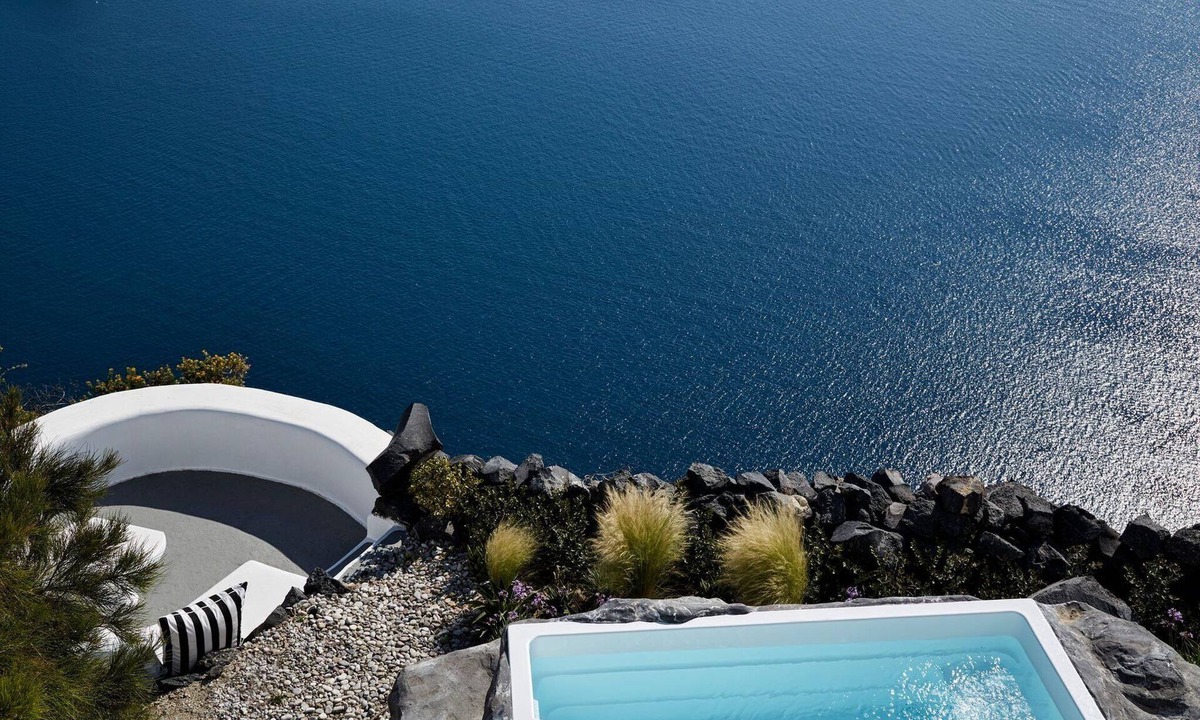 Firostefani Villa | Elegant Santorini Villa | Private Plunge Pool | Eden Villas Two Bedroom Villa |.