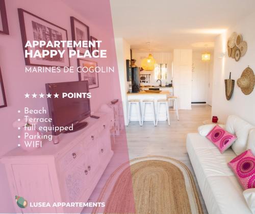 Port Cogolin Apartment | HAPPY PLACE - plage - wifi