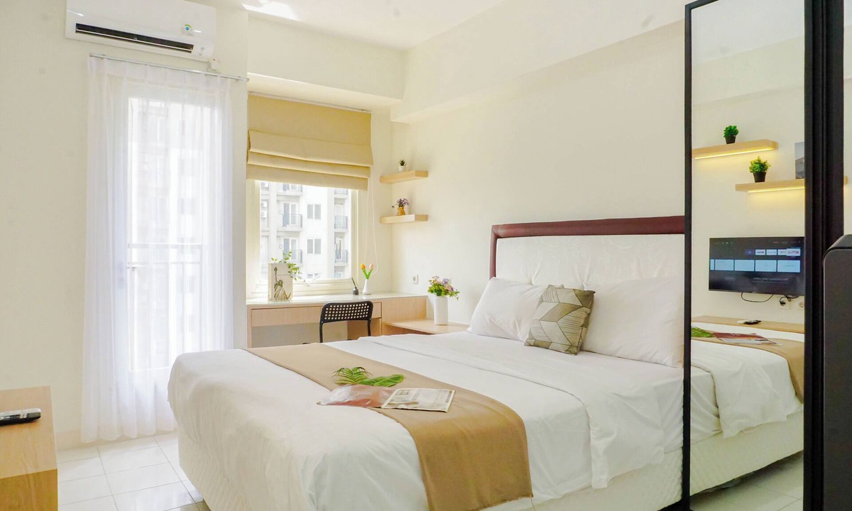 Pancawati Apartment | Homelike And Minimalist Studio At Apartment Podomoro Golf View