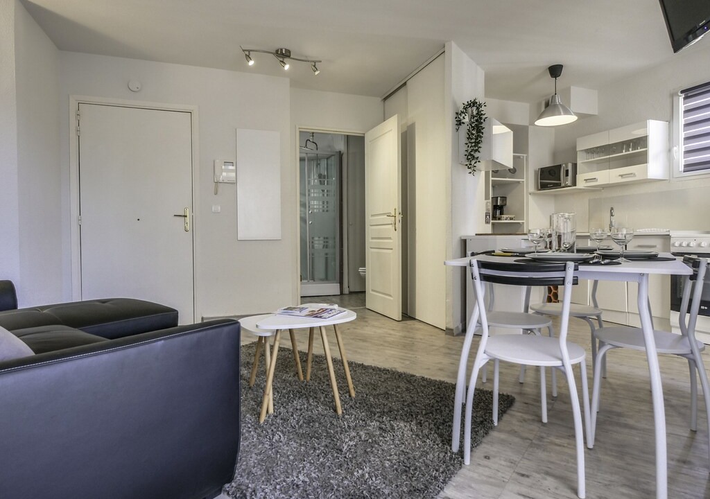 Riou - Petit Juas - Av de Grasse Apartment | IMMOGROOM-Cosy - Cannes Center- A/C - Terrace- CONGRESS/BEACHES