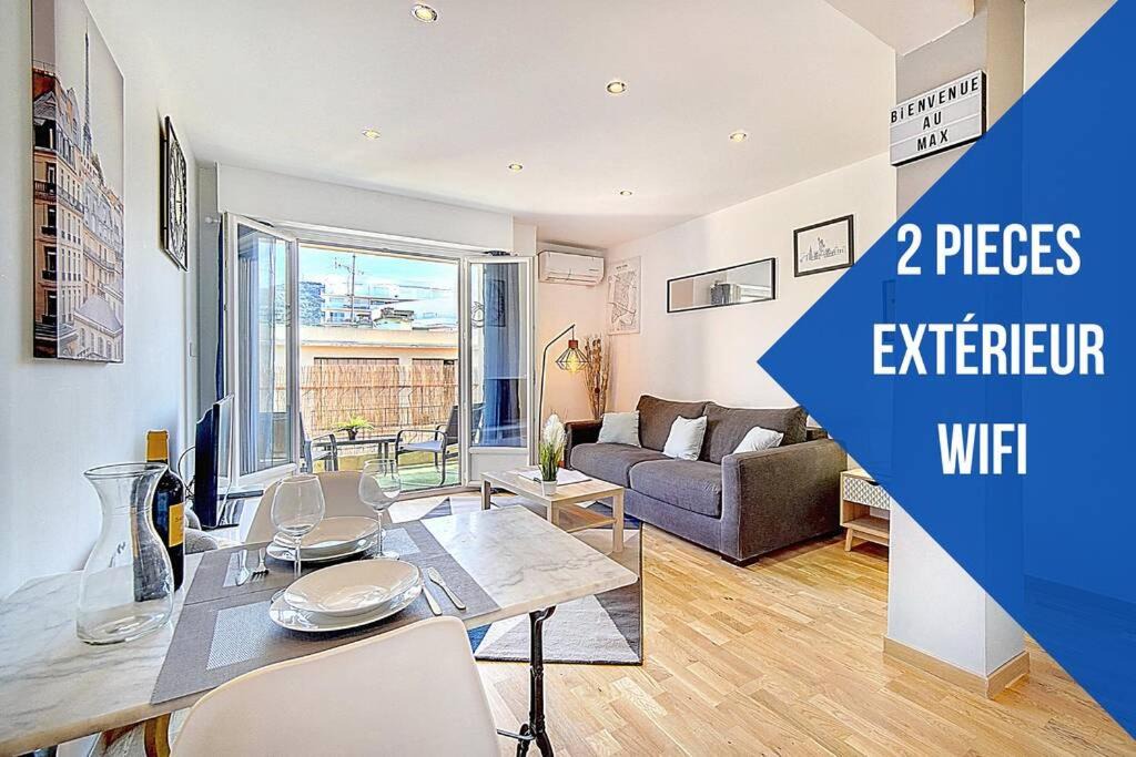 Prado - Republique Apartment | Le Max - 600m des plages - extérieur - Verrière Côte d'Azur