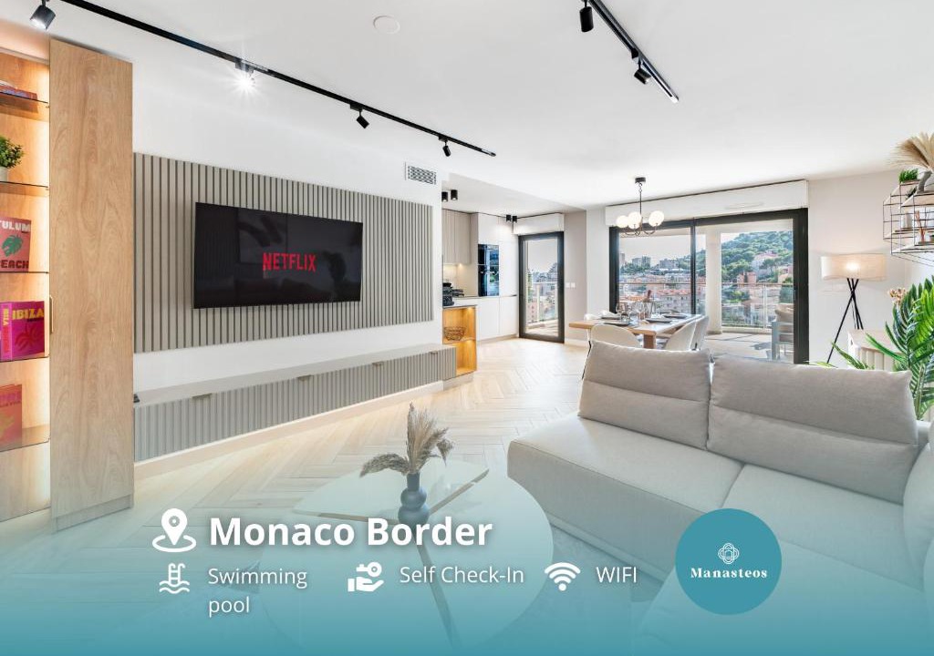 Beausoleil Apartment | Luxueux appartement - Vue mer - Parking - AZ