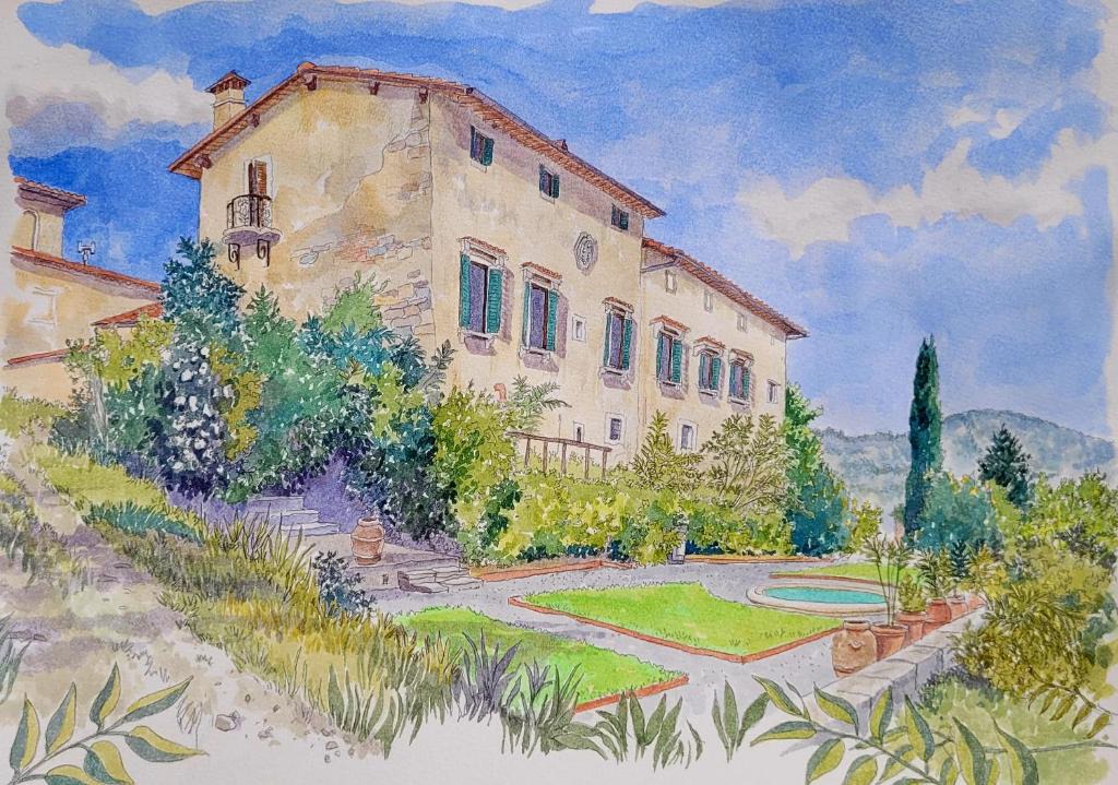 Trespiano Villa | Medici Villa with Gardens 7 min from Florence