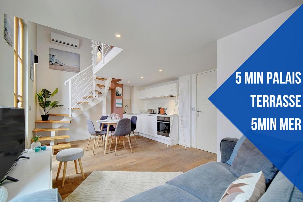 Cannes Old Town Apartment | Mimosa-200m Plage-4minPalais-Verrière Côte d’Azur