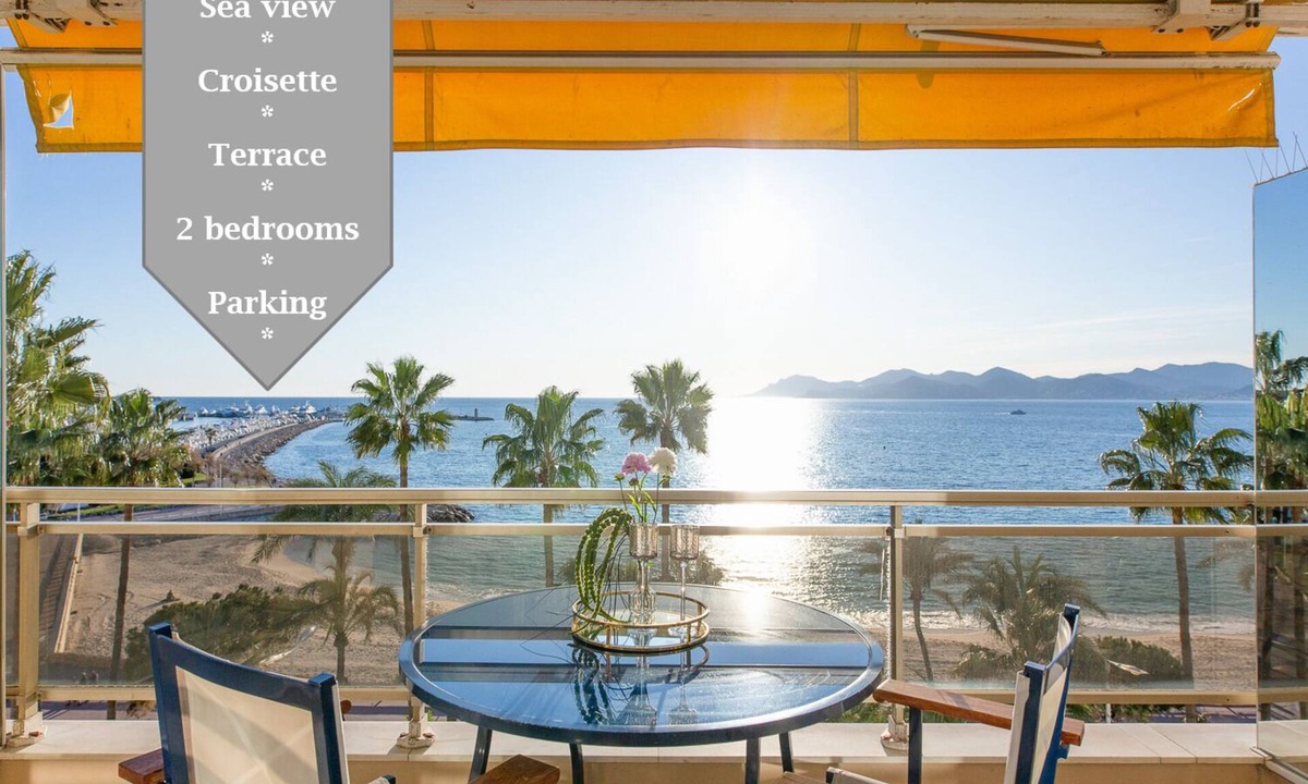 Pointe Croisette Apartment | On La Croisette: new 2 bedrooms with sea view