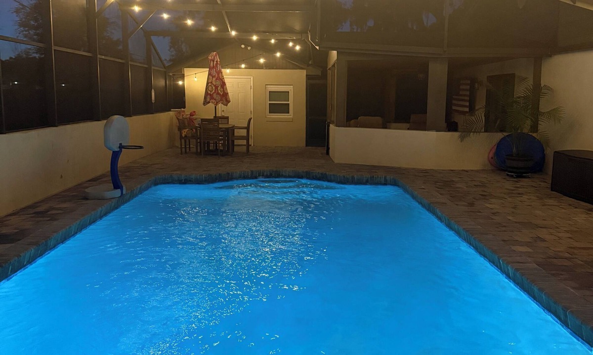 Sanford House | Retreat at Sanford Riverwalk-4 BR 3 BA Heated Salt H2O-Pool Home and Fenced Yard