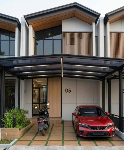 Cikarang House | RR Travertine House Cikarang
