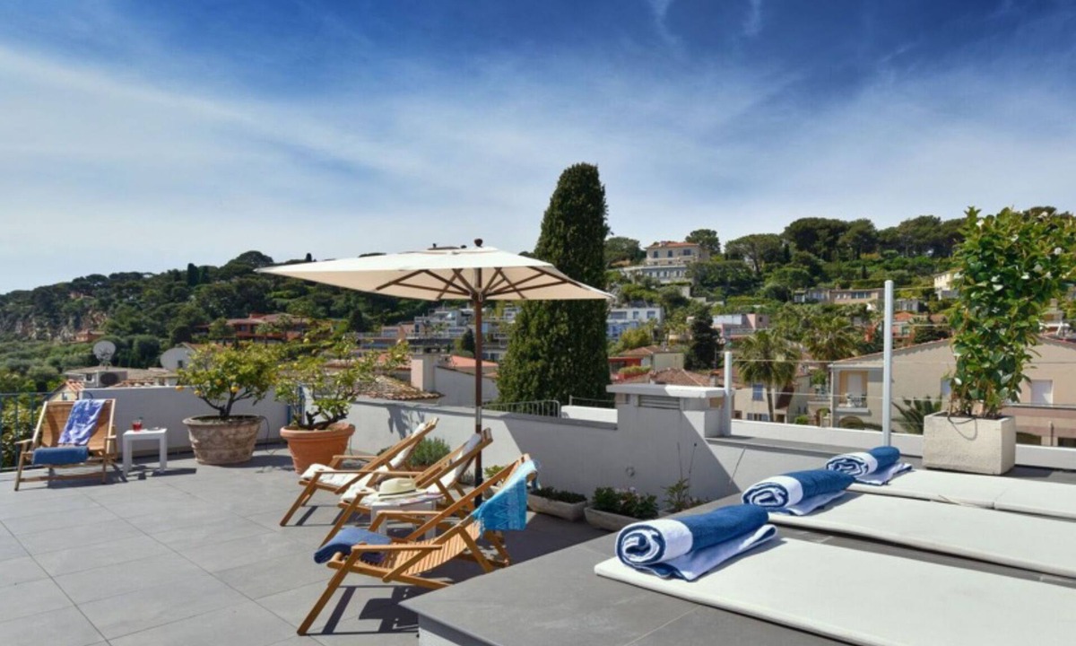 Cap-Ferrat Apartment | Splendid 3 Bedroom Triplex with Beautiful Sea View Terrace, Center Village