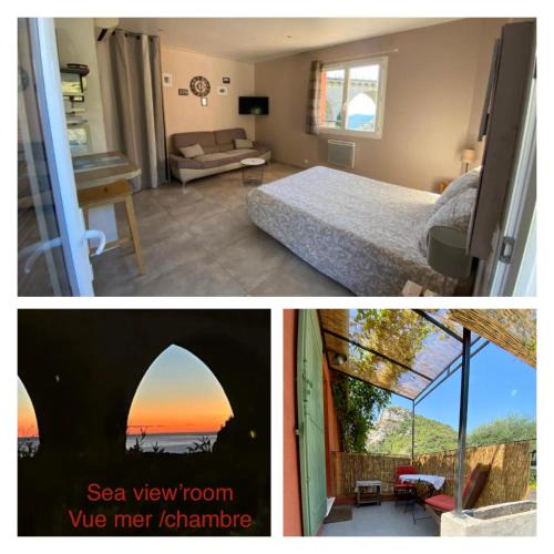 Eze House | STUDIO pied village EZE - dans VILLA - Parking Gratuit