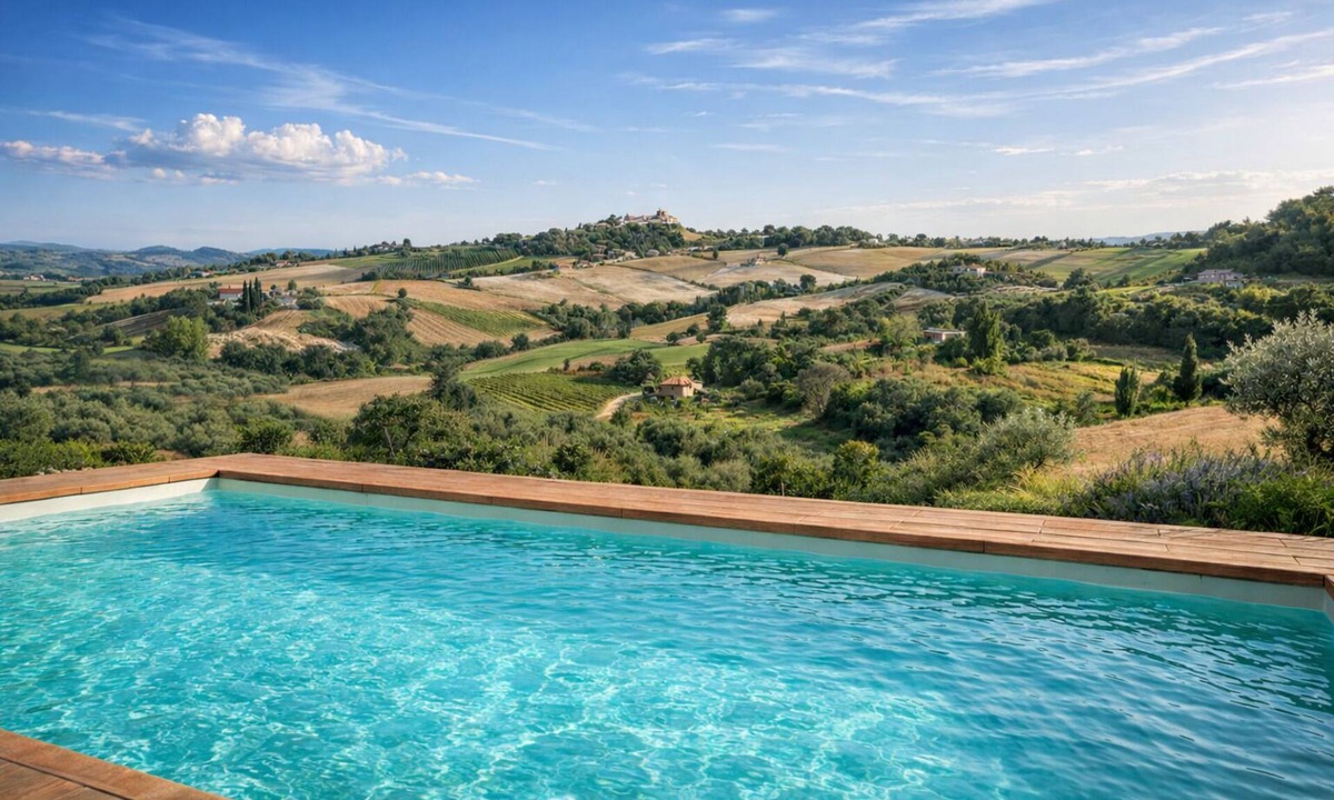 SantʼIppolito Ski Chalet | Suite surrounded by nature with swimming pool - "Relaxation & Romantic Escape"