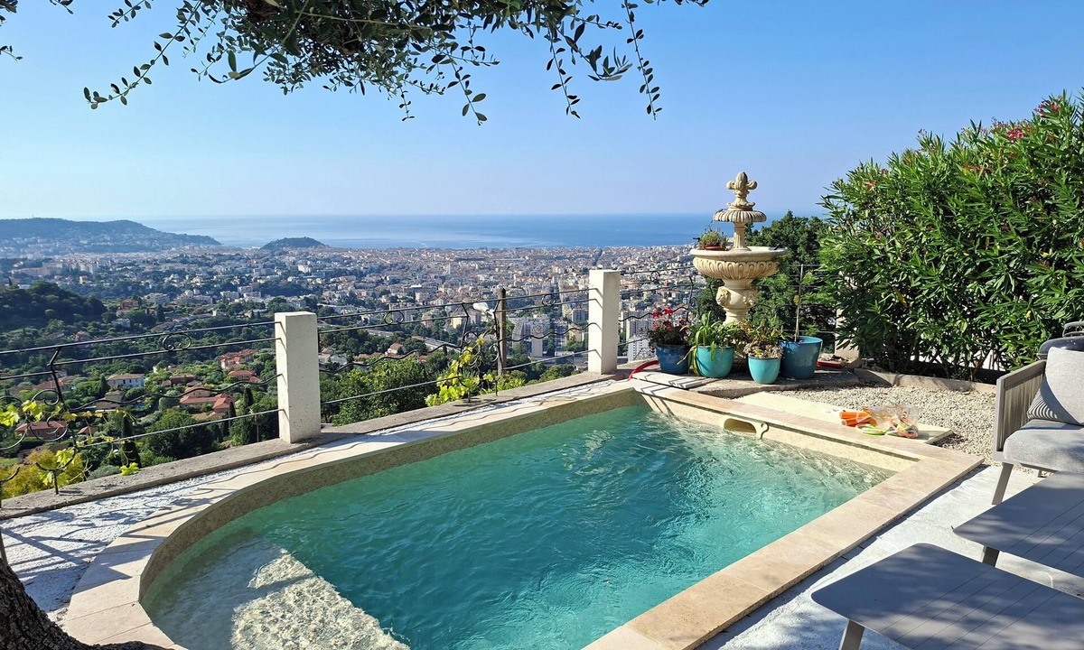 Gairaut Villa | Villa Canteperdrix in Nice Panoramic sea view Quiet close to beaches and town