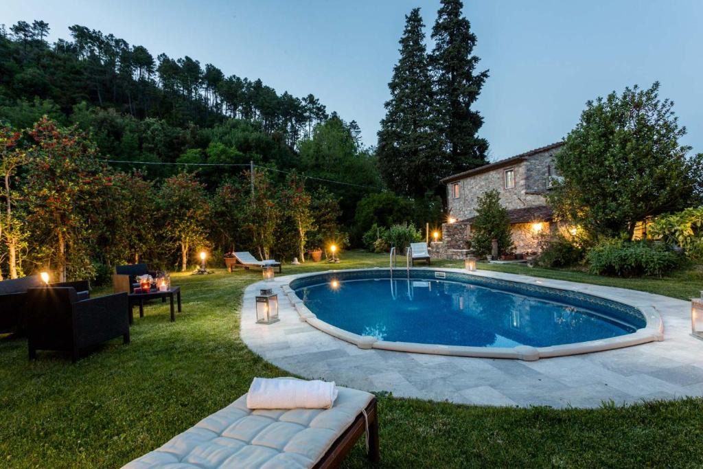 Pieve di Compito Villa | Villa Coccinelle, A secret sweet idyllic retreat for 2 couples with private pool & air conditioning