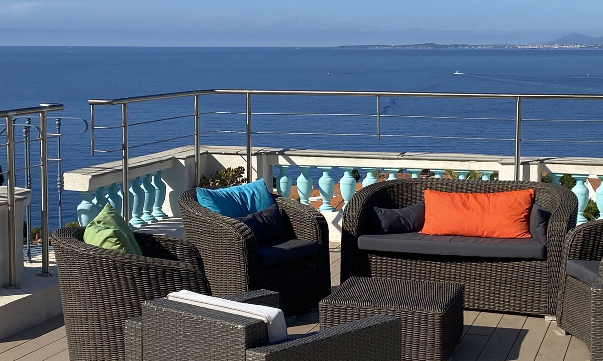 Mont Boron Villa | Villa Dracoena. Belle Epoque villa with great sea view. Heated pool.