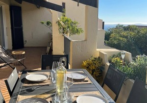 Air-conditioned apartment golfe de st Tropez residence with magnificent swimming pool