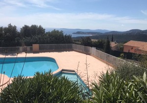 Air-conditioned apartment golfe de st Tropez residence with magnificent swimming pool