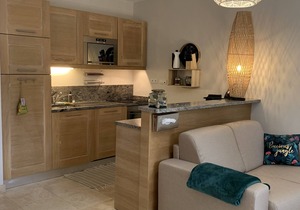 Appt 57 m2 4/5 pers in peace Garden level Secure swimming pool