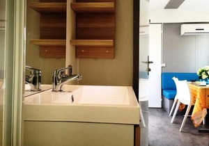 Camping Les Prairies de la Mer ***** - Exotic Lodge 3 Rooms 4 People