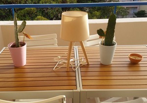 Central Studio with Terrace, A/C, Parking & Near Beach