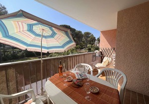 Cozy 1BR Apt, Terrace, 5-Min Walk to Beach, Parking - Saint Aygulf, Fréjus