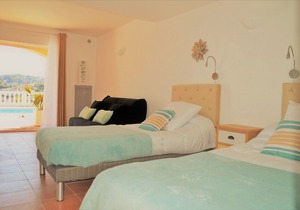 Ground floor apartment of Villa panoramic view Golf-Juan Cannes