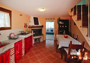 Holiday home with above-ground pool and sea view in Monteggiori
