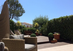 Juan Flore, Luxury Garden Apartment With Deck And Terrace, Juan Les Pins