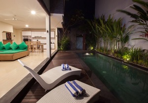 Spacious One Bedroom Villa with Private Pool - Mawar