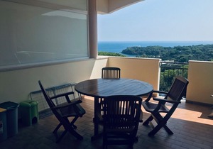 Studio apartment situated inside the Verde-blu residence, for 4 people, sq.m 34 , with terrace, pool
