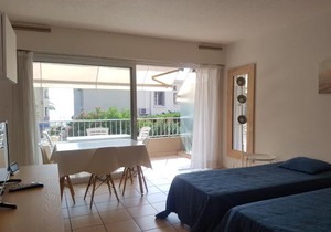 Studio clim. proche plage, commerces & gare avec WiFi, parking en option - FR-1-466A-15