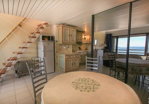 Studio flat with mezzanine on the beach