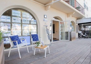 Studio flat with mezzanine on the beach