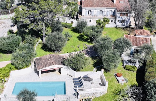 Roquefort-les-Pins House | 2 Maison Provence - Big garden - Salt water pool - 7 bedrooms, sleeps 15