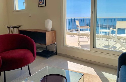 Lazaret Apartment | 2 rooms with large terrace on the harbor / rooftop one bedroom, harbor view
