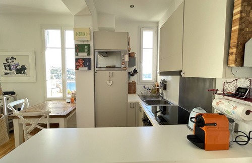 Villefranche-sur-Mer Apartment | 25. Bright apartment with two bedrooms & balcony with a lovely sea view