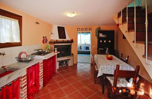 Monteggiori House | Holiday home with above-ground pool and sea view in Monteggiori