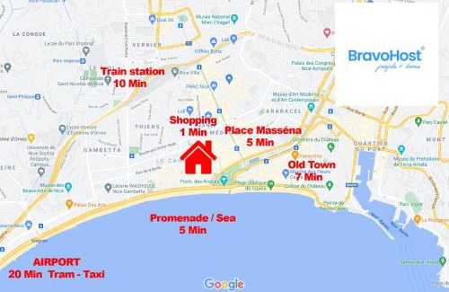 Carre d'Or Apartment | Massena 2 Pers Super Centrale WiFi