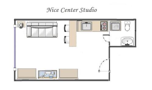 Carabacel Apartment | Nice Centre Flat - Modern, Quiet and Brand New