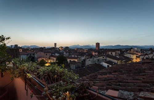 Lucca Historical Center Apartment | Top-Floor Penthouse with Panoramic Terrace in Lucca