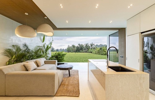 Sayan Villa | Tranquil 2-BR Villa in Ubud: Lush Rice Fields
