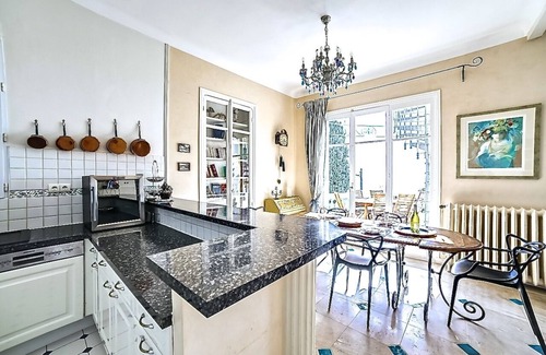 Mont Boron Villa | Villa Dracoena. Belle Epoque villa with great sea view. Heated pool.